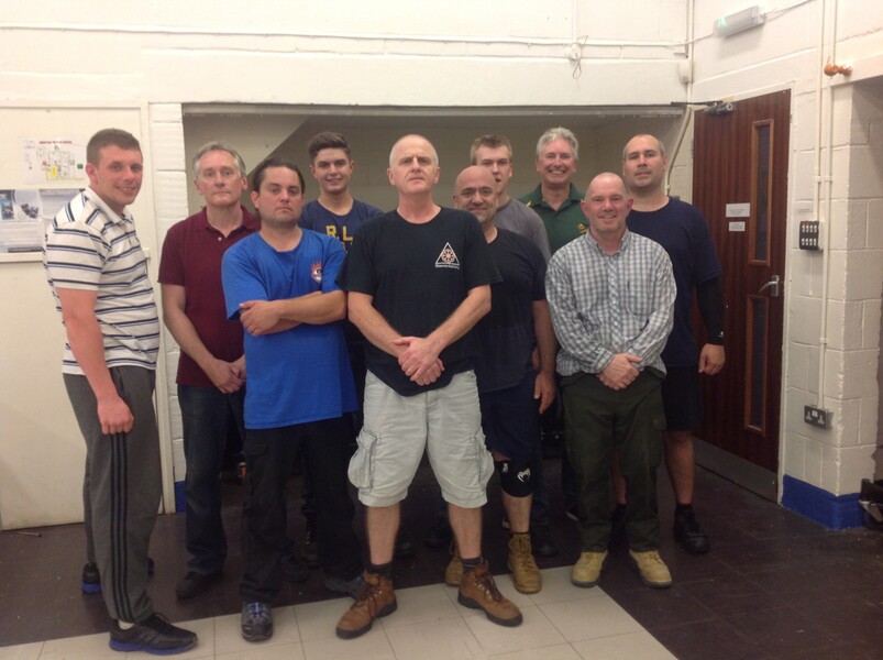 Steve with the crew of Croydon Combatives 2014 - our first club